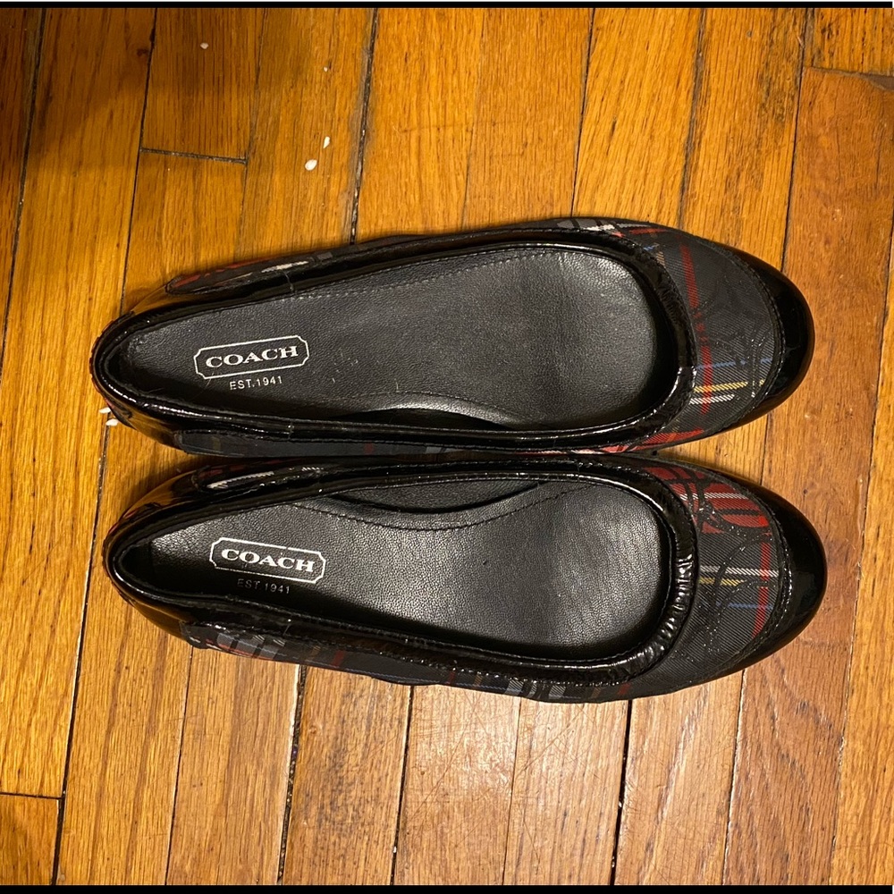 COPY - Coach Plaid Flats